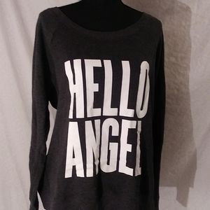 Gently worn Victorias Secret dark gray sweatshirt, XL.